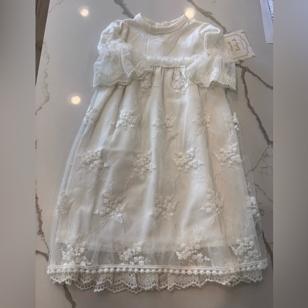 Haute Baby 0-3 Months Lace Detail NWT